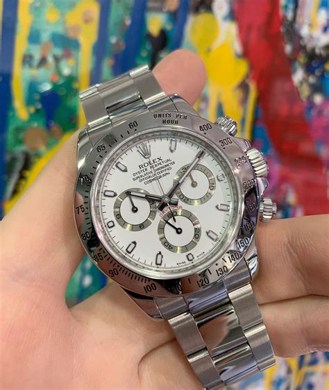 rolex daytona 116520 white.